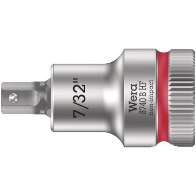 8740 B HF Zyklop Bitnuss 3/8", Haltefunktion für Innensechskant, 7/32" x 35mm