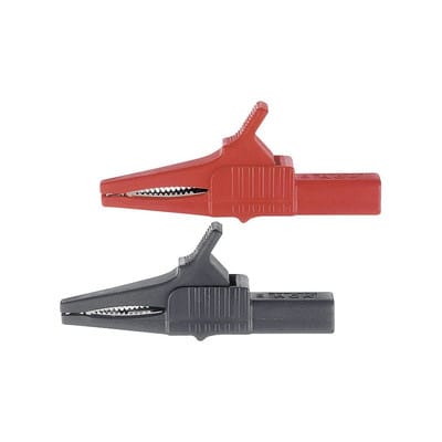 Sicherheits-Abgreifklemme CAT II 1000 V, 4mm, rot