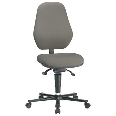 Drehstuhl Basic 2 mit Rollen, ESD, schwarz, Permanentkontakt/Neigung