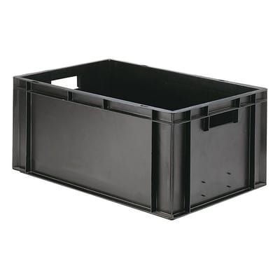 Lagerbehälter Economy, ESD, 600 x 400 x 120mm, Unterfass