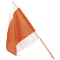 Warnflagge, 50 x 50cm Bild 2