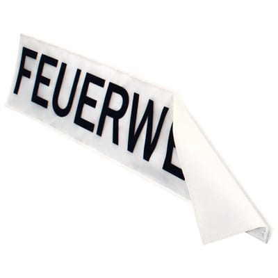 Klettschild, retroreflektierend, 500 x 100mm, Aufdruck ÖLSPUR