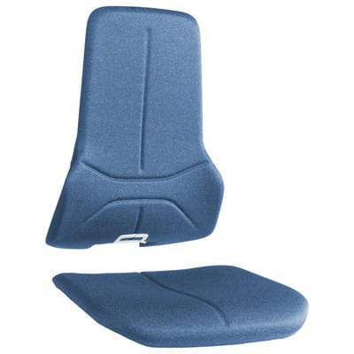 Polster für Arbeitsstuhl Neon, ESD, Stoff, blau