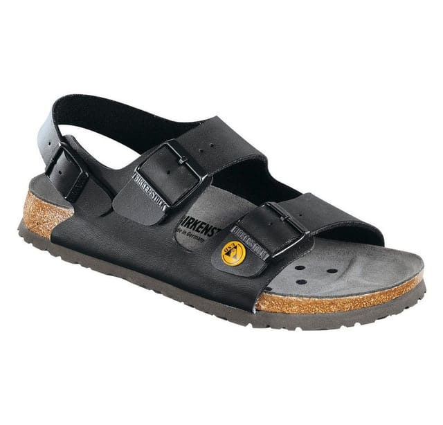 ESD-Sandale Milano, Größe 38, schwarz, normal