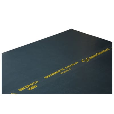 Isoliermatte, 4,0mm stark, oben gerieft, 1000 V, 10,0 x 1,0 m
