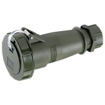 CEE-Kupplung AM-TOP TM, 16 A, IP67, bronzegrün
