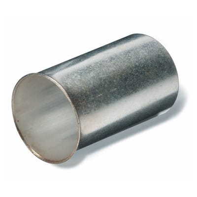 Nicht isolierte Aderendhülsen DIN 46228, T1 - galvanisch verzinnt - 1mm²