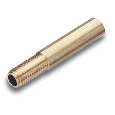Anfangshülse, Messing, Außengewinde M12, für Band 11mm Durchmesser