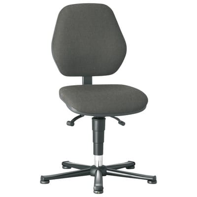 Drehstuhl Basic 1 mit Gleiter, ESD, rot, Permanentkontakt/Neigung