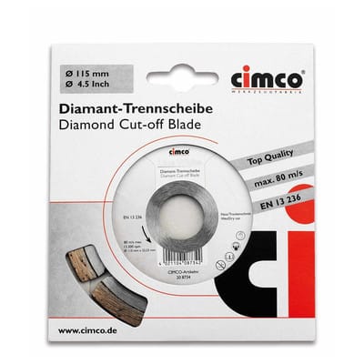 Diamant-Trennscheibe Beton Klinker Durchmesser 115