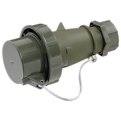 CEE-Stecker AM-TOP TM, 16 A, IP67, bronzegrün