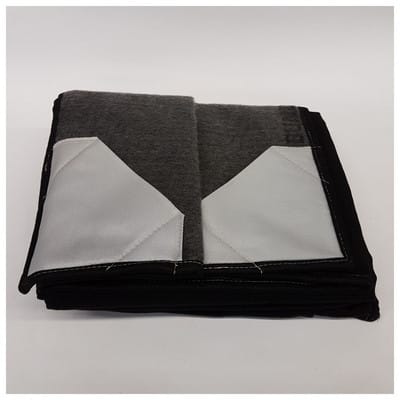 Feuerlöschdecke 2000 x 1600mm, gemäß TL 4210-0122-A, grau/schwarz