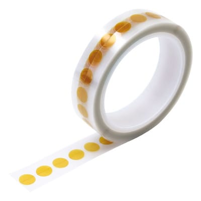 Kapton-Klebepunkte, 16mm, Rolle mit 1.000 Aufklebern