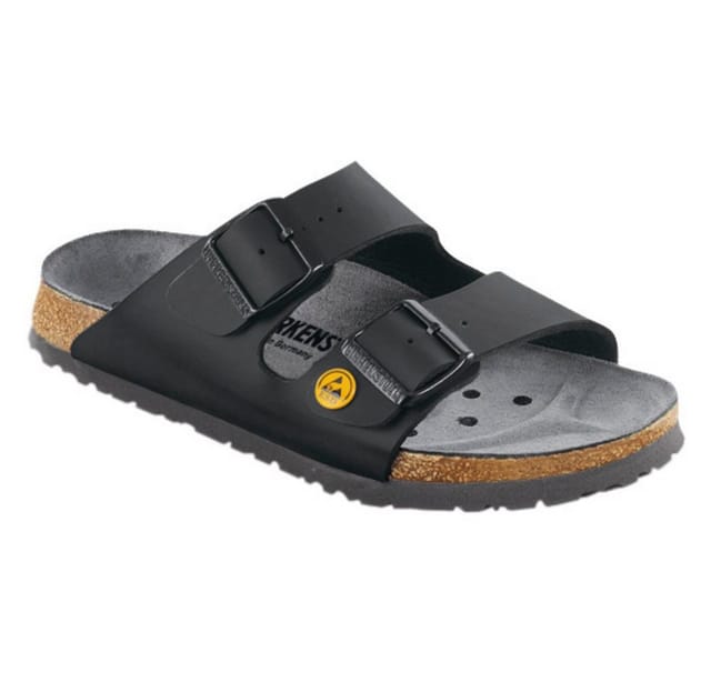 ESD-Sandale Arizona, Größe 46, schwarz, schmal
