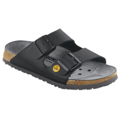 ESD-Sandale Arizona, Größe 37, schwarz, schmal