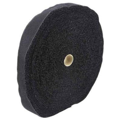 Klettband, 25mm x 25m, schwarz