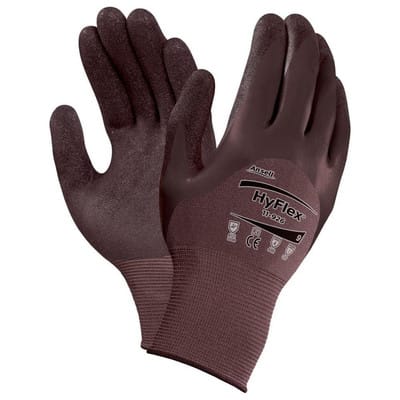 Handschuh HyFlex 11-926, violett, 3/4, Größe 9