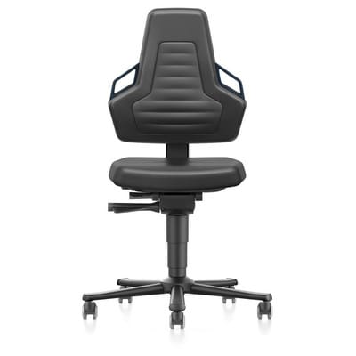 Drehstuhl NEXXIT 2, mit Rollen, ESD, Kunstleder Magic ESD