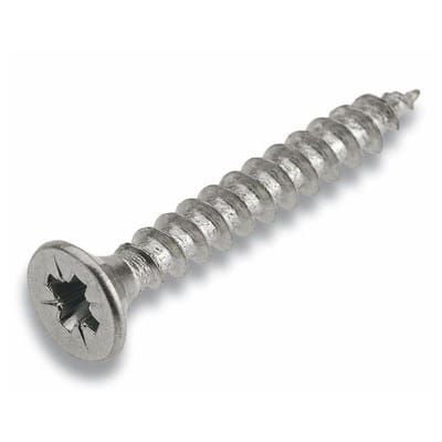 Spanplattenschraube gelbverzinkt Senkkopf 3,5 x 15mm PZ2