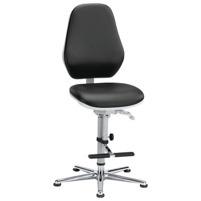 Reinraumstuhl Basic 3 mit Gleiter und Aufstieg, ESD