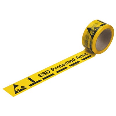 Bodenmarkierungsband, ESD, Rollenlänge 66 m, Stärke 70µm