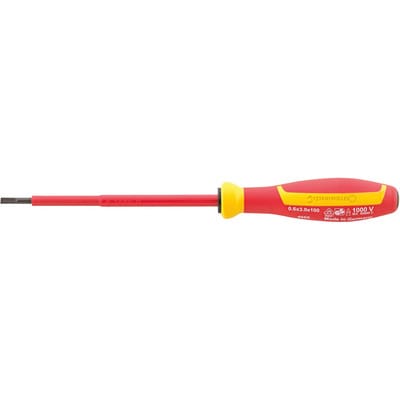 VDE-Elektrikerschraubendreher DRALL+ 1,2mm x 6,5mm Klingen-L.150mm