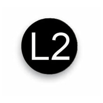 Leiterkennzeichnung L 2 schwarz