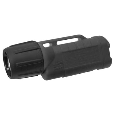 Helmlampe 2AA eLED, ET Heckschalter, schwarz