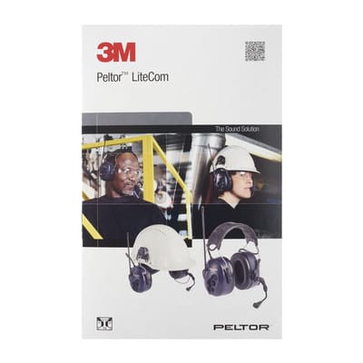 Headset PELTOR™ LiteCom LCP3, schwarz, SNR 33dB