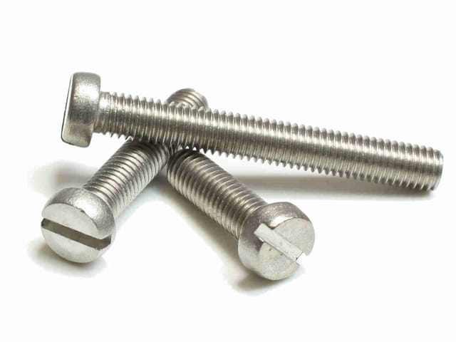 Zylinderschraube mit Schlitz DIN 84 Edelstahl A2 M3 x 6mm
