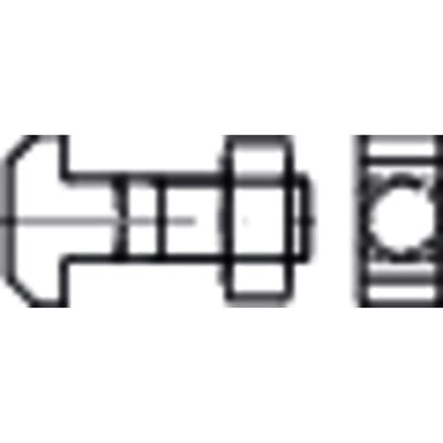 Hammerschraube mit Vierkant DIN 186 Form B MU Stahl 4.6 M8 x 35mm