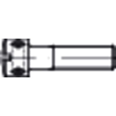 Kreuzlochschraube mit Schlitz DIN 404 Stahl 5.8 M5 x 18mm
