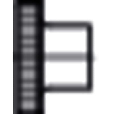 Rändelmutter hohe Form, DIN 466 Stahl blank M 5