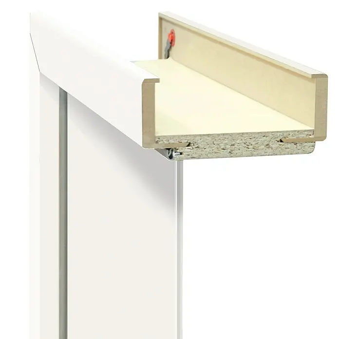 Classen PL Türzarge (860 x 1.985 mm, Wandstärke: 200 mm, DIN Anschlag: Links, Monari Weiß)
