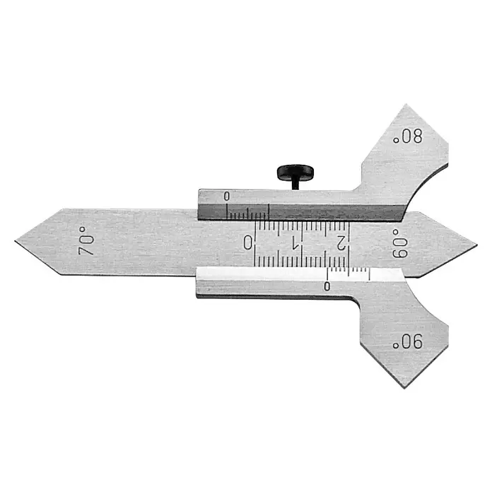 Scala Schweißnahtlehre (Länge: 15 cm, Stahl)