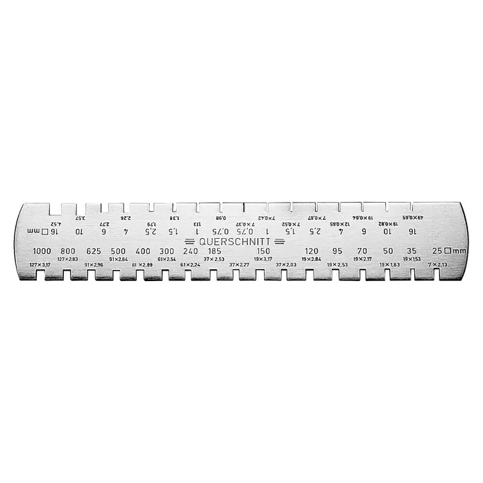 Scala Querschnittlehre (Länge: 17 cm, Metall)