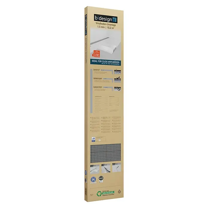 b!design Dämmunterlage Silent Profi Easy Tape (10,2 m², Stärke: 1,5 mm)