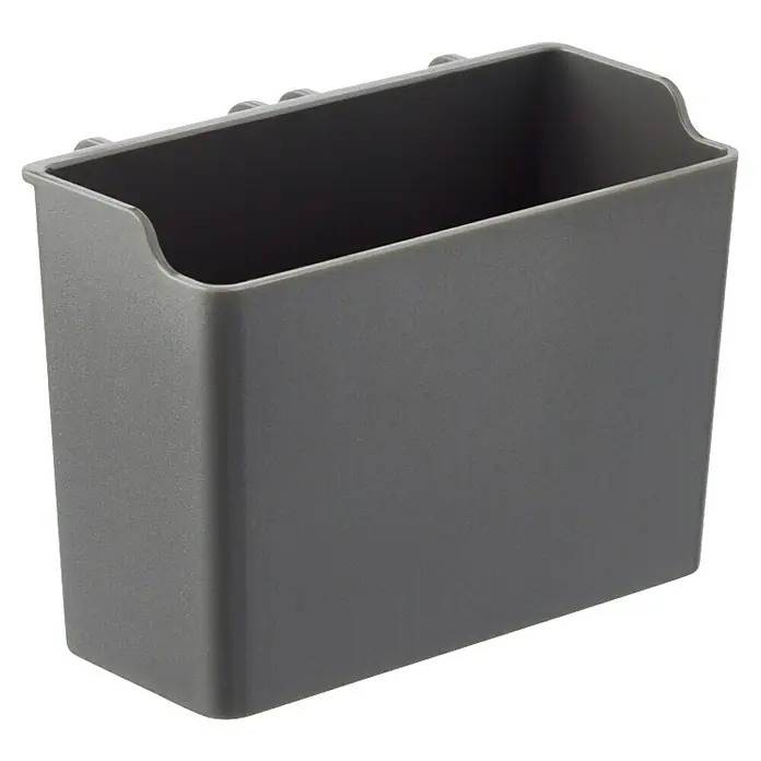 Elfa Garage+ by Kleinteileeinsatz Becher für Lochwand (L x B x H: 5,9 x 11,2 x 8 cm, Grau matt)