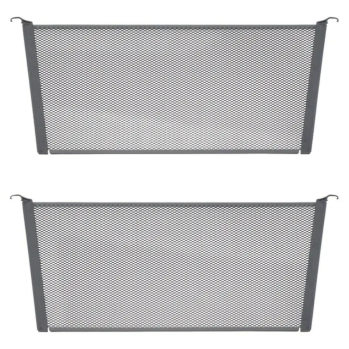 Elfa Décor+ by Fachteiler (L x B x H: 43,1 x 1 x 18 cm, Grau matt, Metall, Passend für: Regalsystem Garage+ by )
