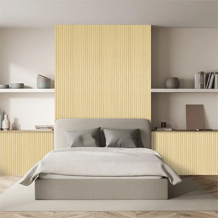 Sonido Akustikpaneel (New Oak Light / beiger Filz, 1.200 x 560 x 18 mm)