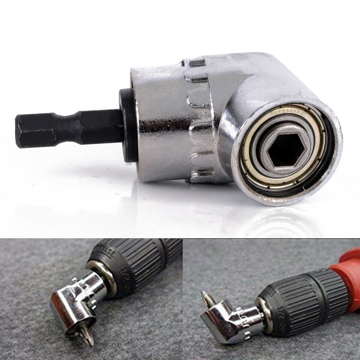 Winkelschraubervorsatz für Akkuschrauber 105° Winkelaufsatz Stecknussadapter Bild 5