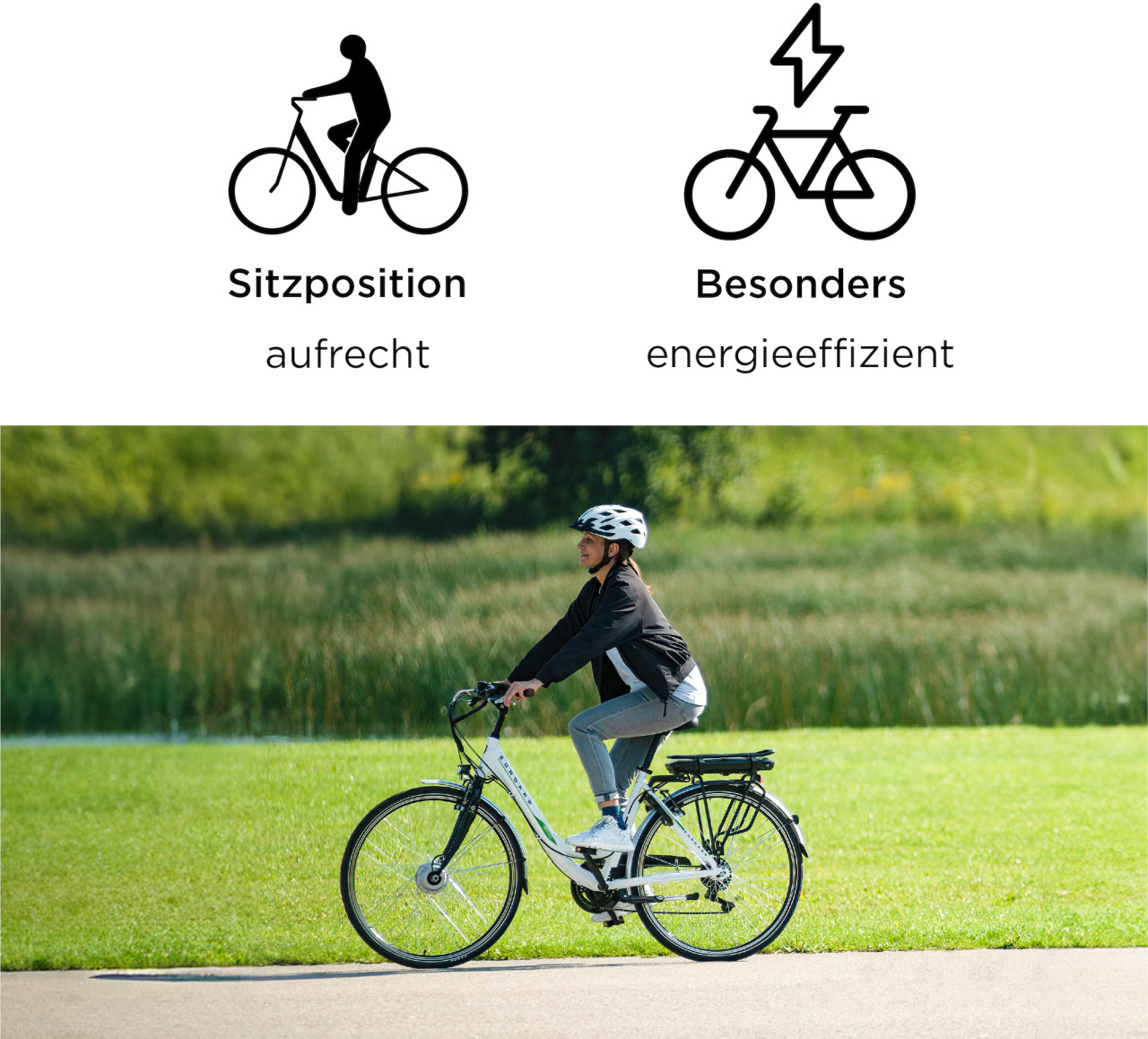 Zündapp E-Bike Z503 City 26 Zoll 7-Gang 522 Wh grau grün Bild 2
