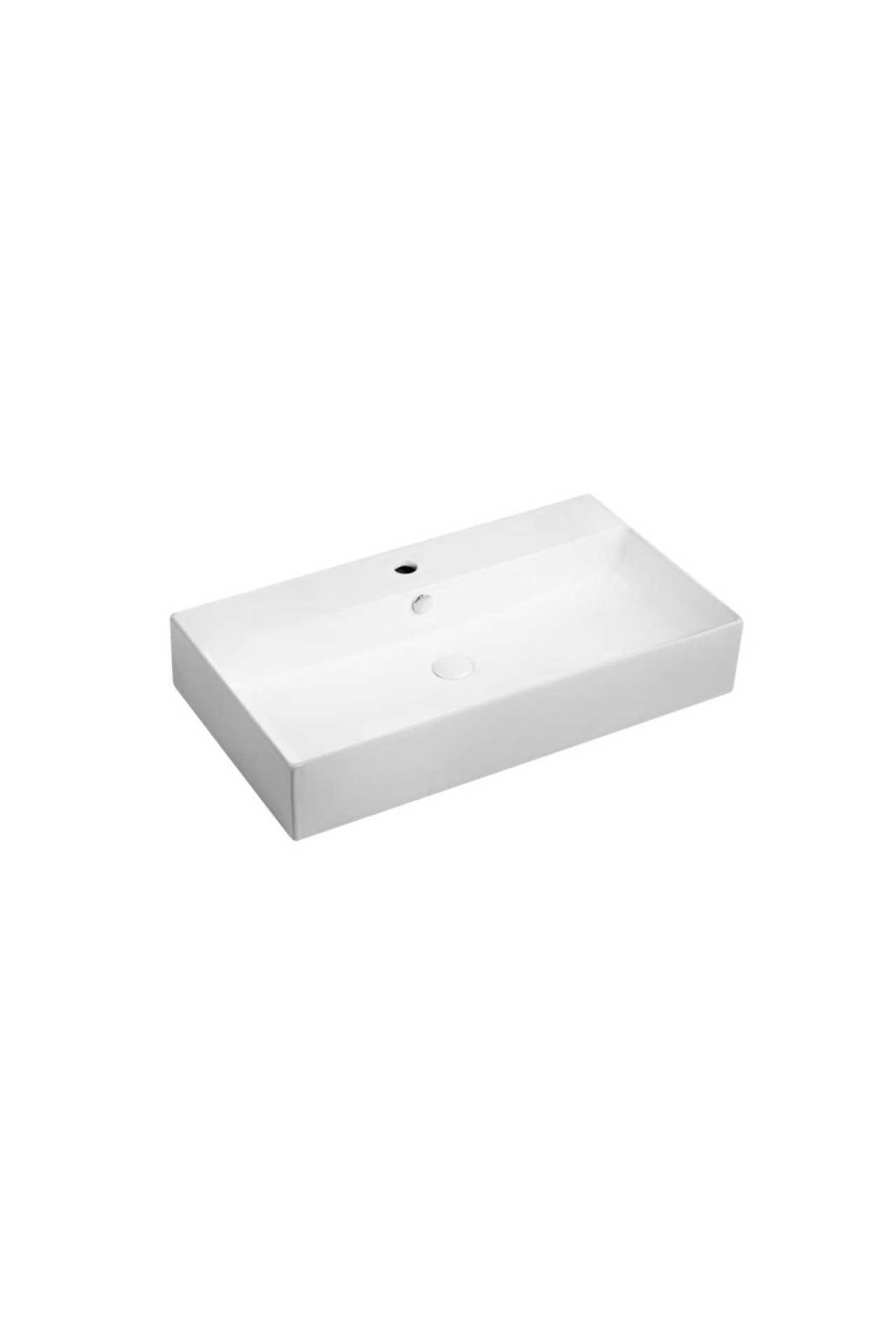 Primaster Waschbecken Keramik Orina 81 x 46,5 cm weiß