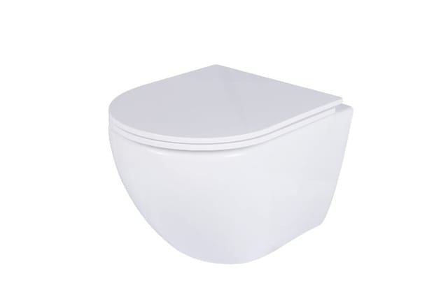 Primaster Wand WC Tiefspüler Cerma weiß inkl. WC Sitz
