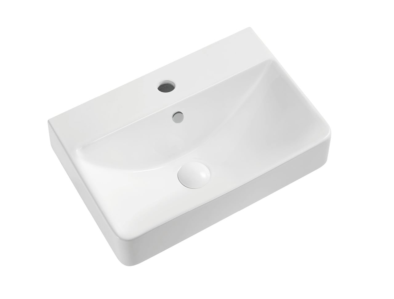 Primaster Waschbecken Keramik Elina 50 x 40 cm weiß