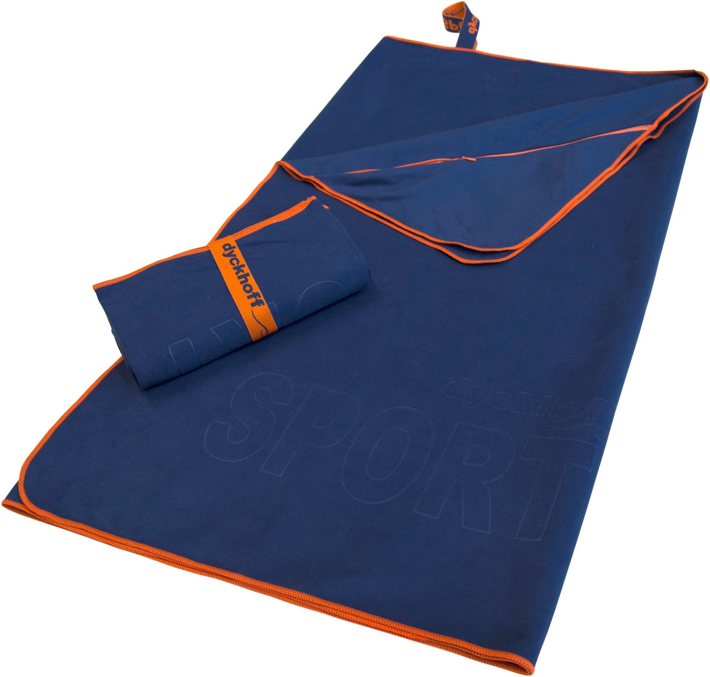 Dyckhoff Sporttuch Sports Mikrofaser Nachtblau 80 x 180 cm
