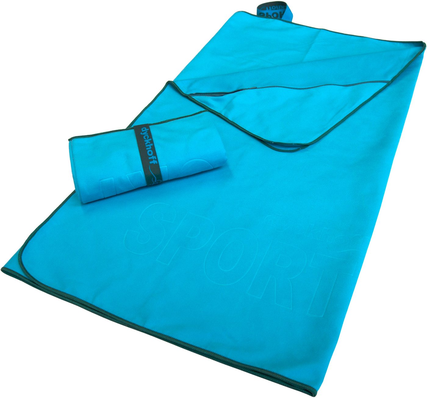 Dyckhoff Sporttuch Sports Mikrofaser Karibik 80 x 180 cm Bild 2