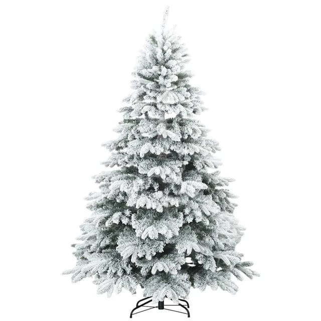 vidaXL Künstlicher Weihnachtsbaum mit 300 LEDs Grün 210 cm PE und PVC 3397628