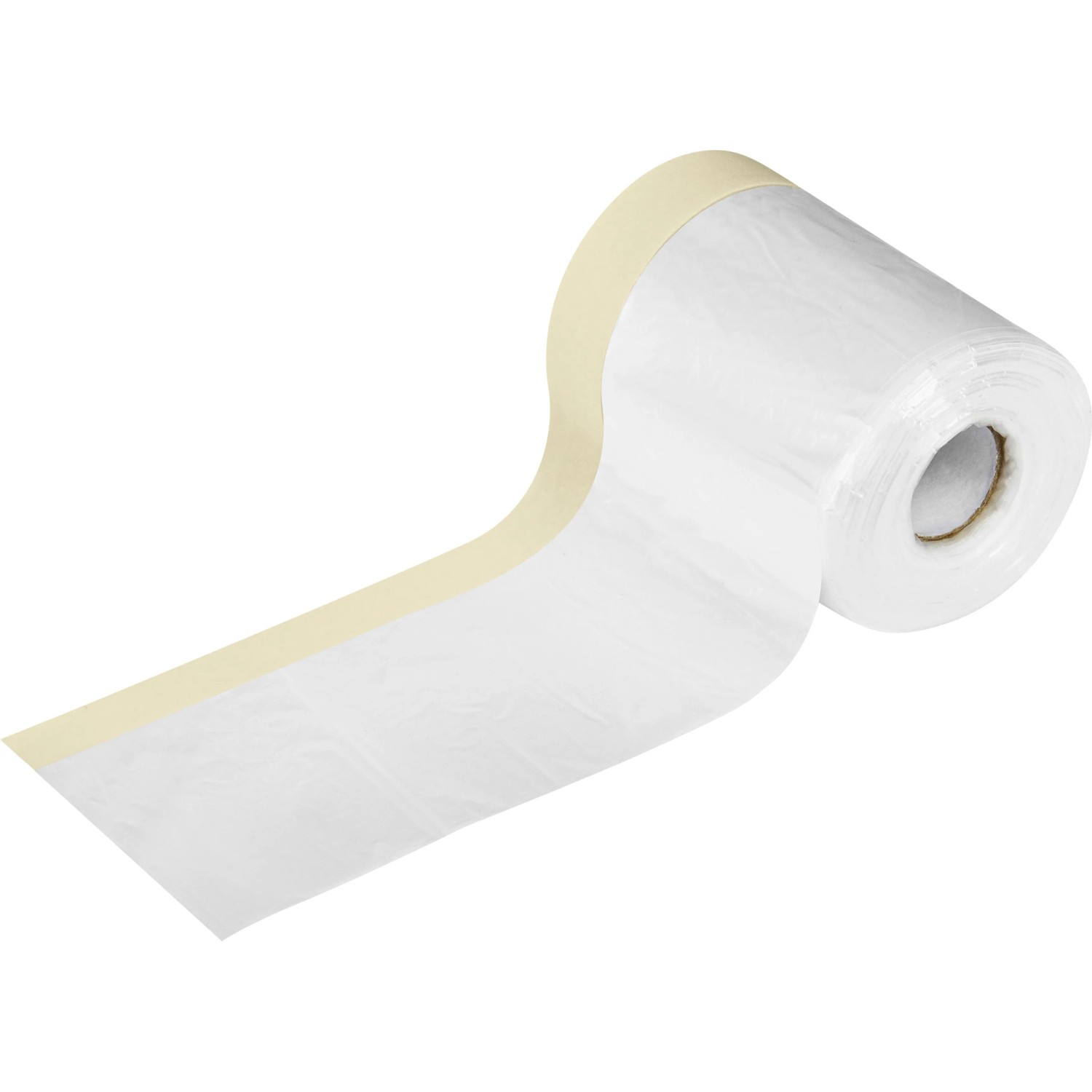 LUX-TOOLS 2-in-1 Krepp und Folie 0,55 m x 33 m