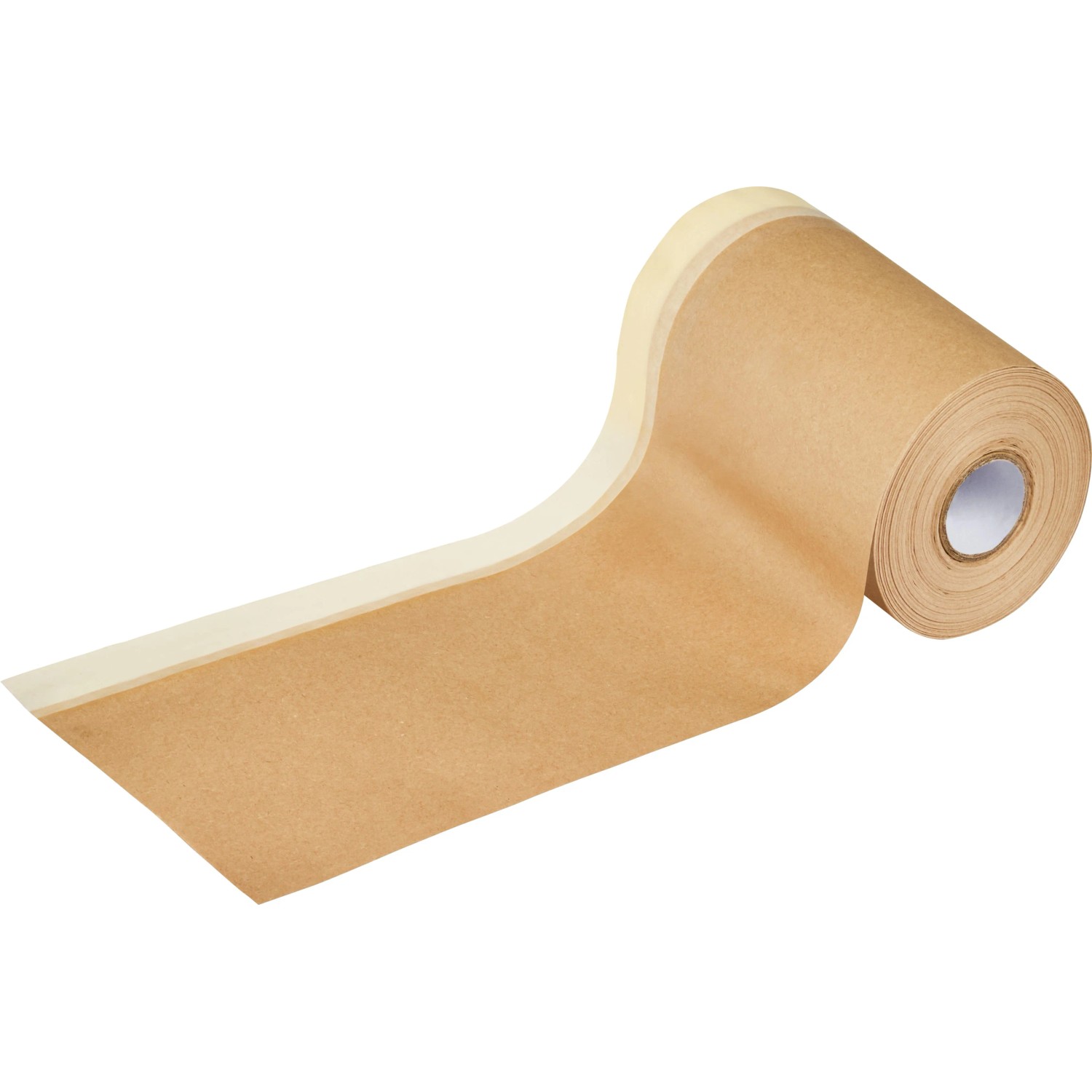 LUX-TOOLS 2-in-1 Krepp und Papier 18 cm x 25 m Braun